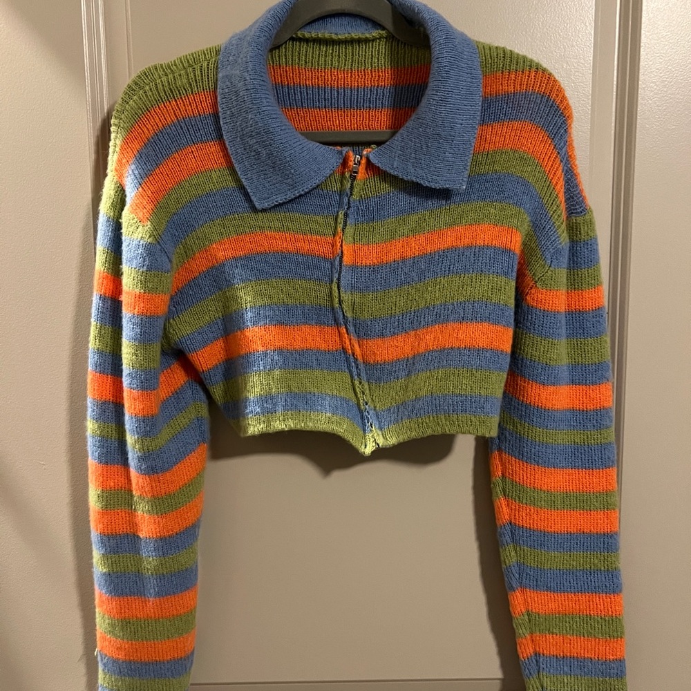 SHEIN Multicolor Striped Sweater